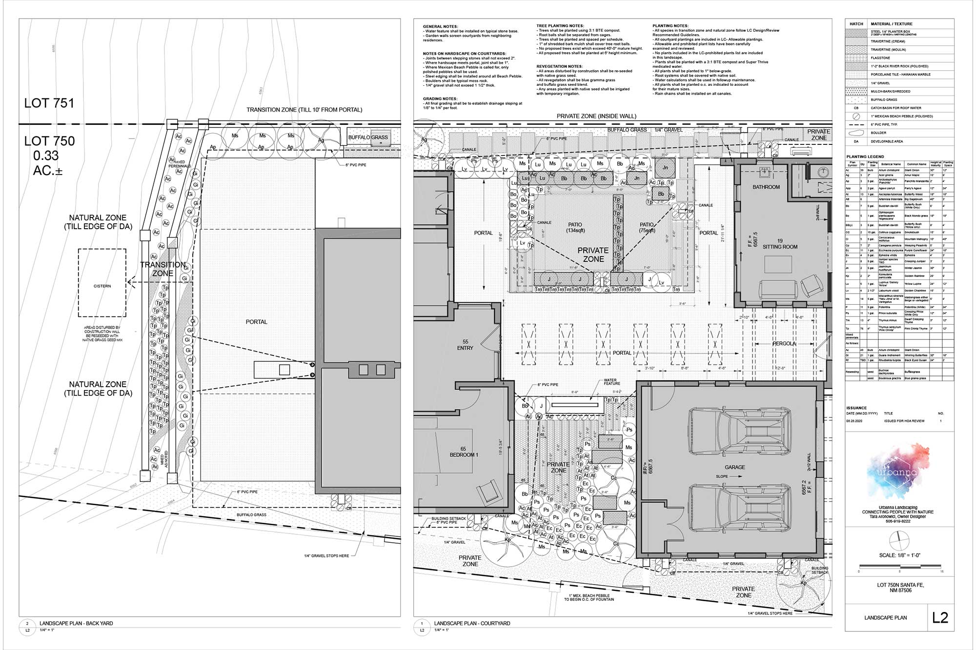 CAD Architectural Drawing of Landscape Design Plan