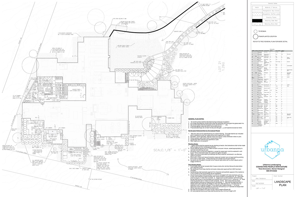 CAD Architectural Drawing of Landscape Design Plan