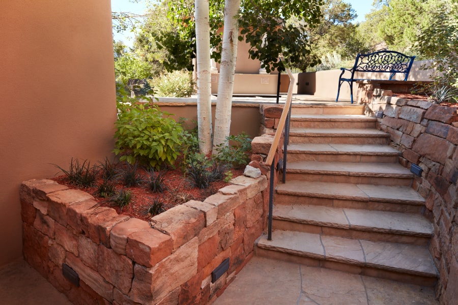 A beautiful outdoor space in a Santa Fe home​