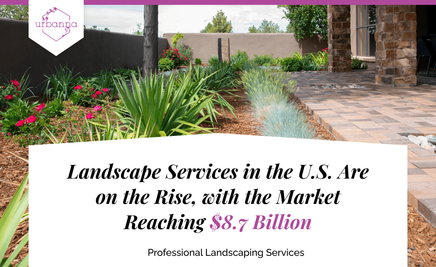 Stats showing how many people in the U.S. use landscaping services