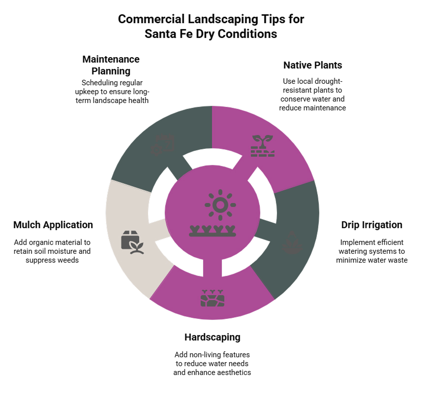 A custom image listing tips for commercial landscaping in Santa Fe